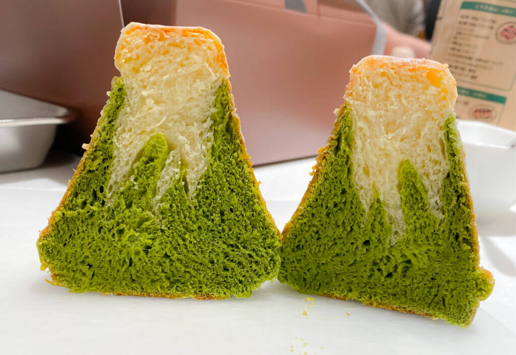 リッシュクラスにて作った富士山パンです