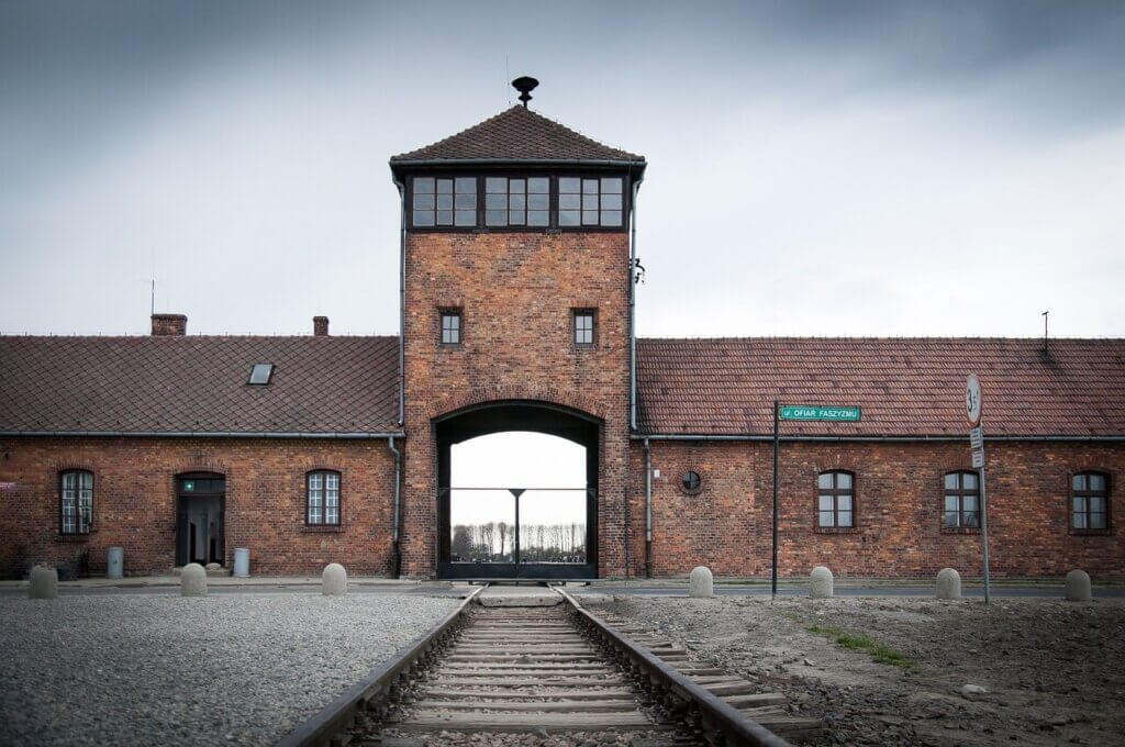 アウシュビッツ強制収容所の写真です